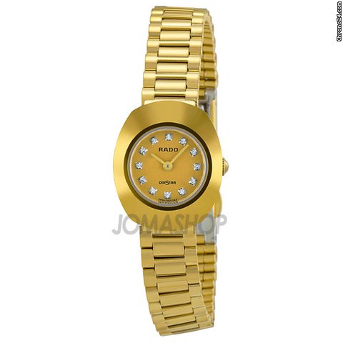 Rado Original Jubile Gold Tone Stainless Steel Ladies Watch R12559633