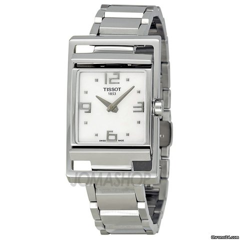 Tissot My-T Open Steel Mother of Pearl Dial Ladies Watch T0323091111700