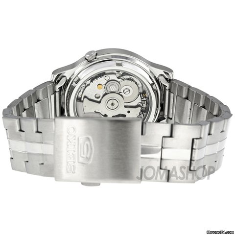 replica Seiko 5 Ivory Dial Stainless Steel Automatic Mens Watch SNK797 WATCHES 1