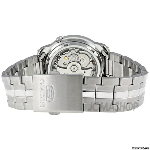 replica Seiko 5 Automatic White Dial Stainless Steel Mens Watch SNKK77 WATCHES 1