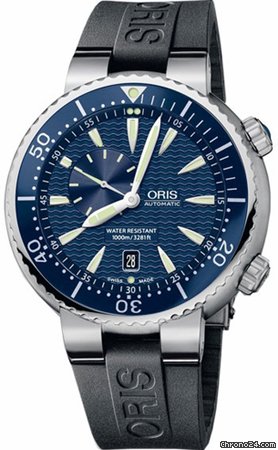 Oris Divers Small Second Mens Automatic Watch 643-7609-8555RS