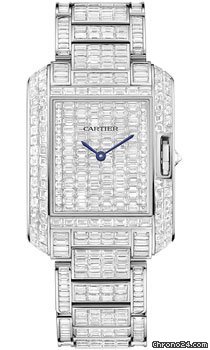 Cartier Tank Anglaise White Gold With Diamonds