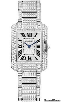 Cartier Tank Anglaise White Gold With Diamonds