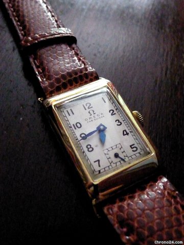 replica Omega Omega en or 1930 rectangulaire WATCHES 1 