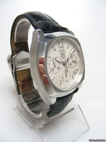 replica TAG Heuer Monza Chronographe steel/acier cadran silver dial WATCHES 1 