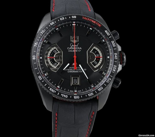 TAG Heuer Grand Carrera RS2 Chronograph Calibre 17 Black Titanium