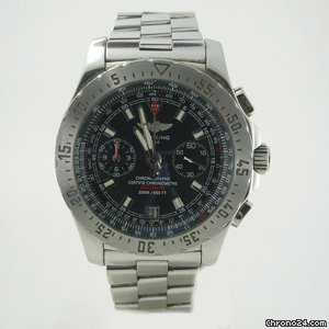 Breitling SKYRACER STEEL CHRONOGRAPH BOX & PAPERS