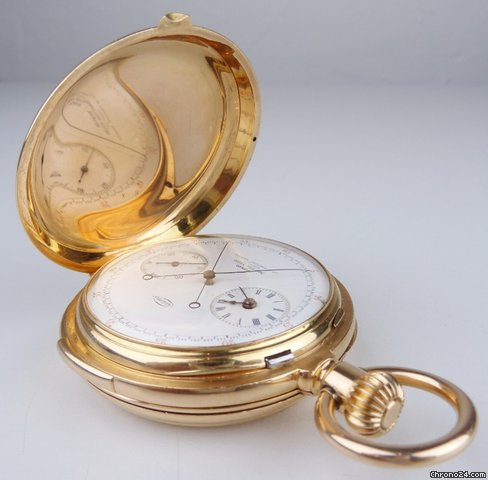 replica Patek Philippe Hunter 1879 Minutenrepetition Rattrapante Taschenuhr pocket WATCHES 1 