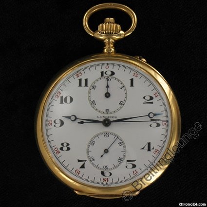 Longines Pocket Watch 18 Kt Gold