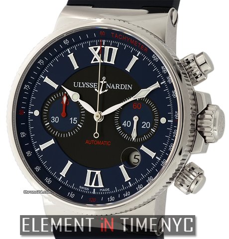 Ulysse Nardin Maxi Marine Chronograph Stainless Steel 41mm 353-66