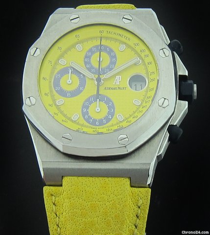 Audemars Piguet Limited Edition Steel Yellow Royal Oak Offshore
