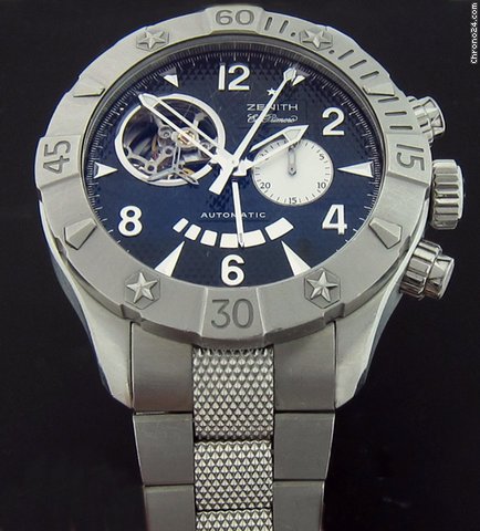 Zenith Steel El Primero Classic Defy Watch