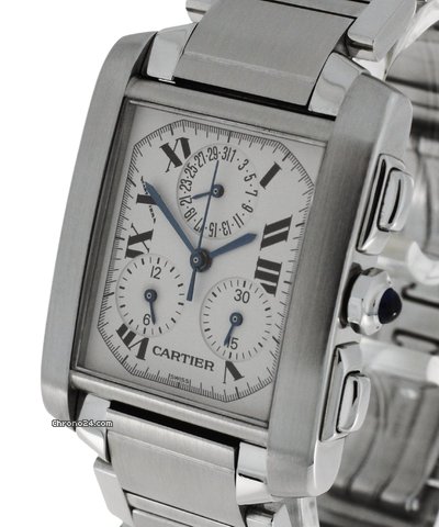 Cartier Tank Francaise Chronoflex chronograph