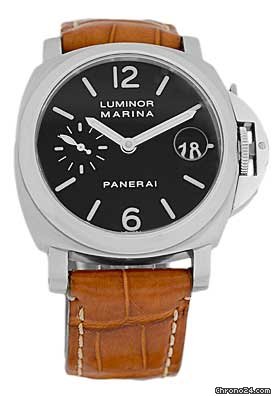 Panerai Gent's Stainless Steel  Luminor Marina PAM 48 Strapwatch