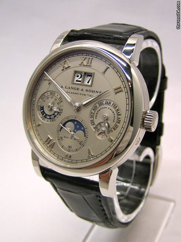 A. Lange & Sohne Langematik Perpetual Platin Ewiger Kalender