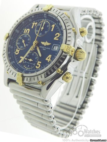 Breitling Chronomat B13050.1 Chronograph Watch with Steel Bullet Bracelet