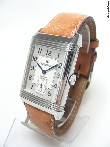 Jaeger-LeCoultre Reverso big size/grande taille steel/acier cadran deux tons silver dial WATCHES 2