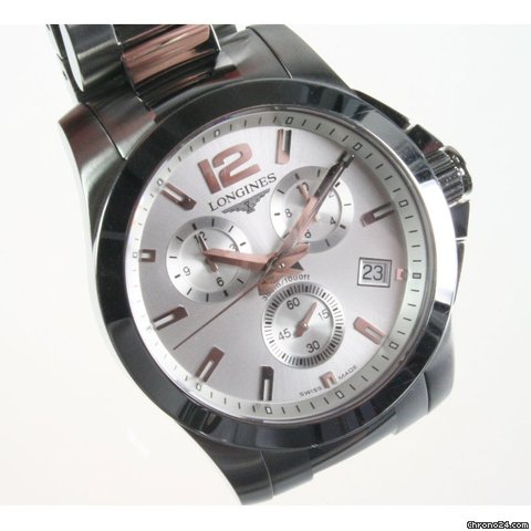 Longines Cunquest Herrenchronograph Edelstahl Ref. L3.660.4