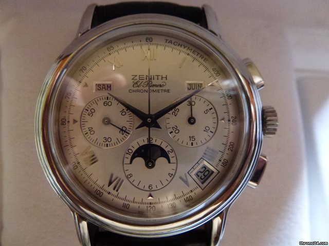 Zenith Chronograph El Primero moon phase triple date