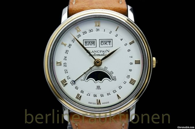 Blancpain Villeret Vollkalender Mondphase - triple date moonphase
