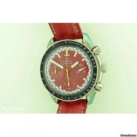 Omega Speedmaster "Michael Schumacher" steel automatic on strap