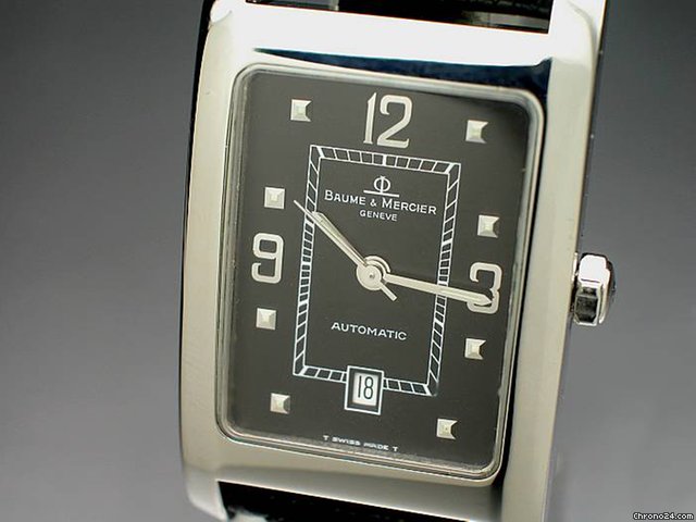 replica Baume & Mercier " HAMPTON CLASSIC" Automatic Edelstahl/Lederband" WATCHES 1 