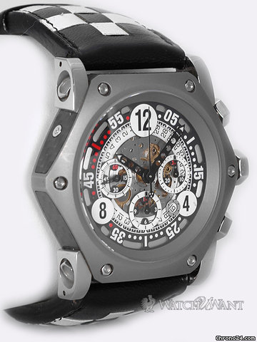 replica B.R.M SCR Racing 48mm Chronograph Ref. SCR-48CNRacing - SPECIAL LIMITED EDITION - Only 150 Pieces - 48mm Hexogonal Titanium Case - Skeletonixed Dial - Black Hands - BNIB - Brand New WATCHES 1 