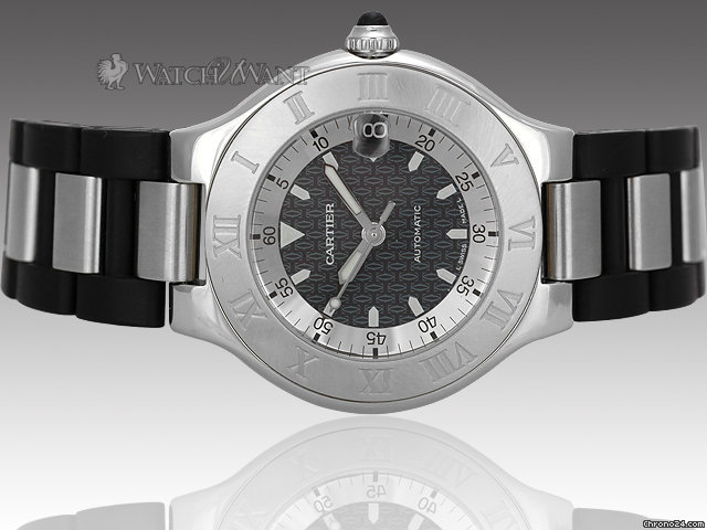 Cartier Must 21 Autoscaph - 37mm Stainless Steel - W10147U2