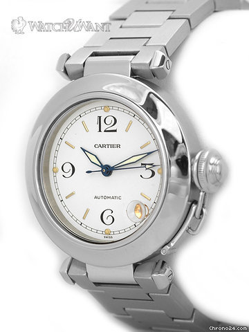 replica Cartier Pasha C - 35mm Stainless Steel - W31074M7 WATCHES 1 