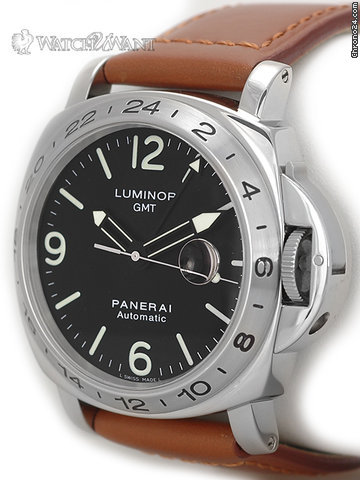 replica Panerai PAM 023-B (Circa 1999) - 44mm Luminor GMT - Discontinued B-Series - Luminova Dial WATCHES 1 