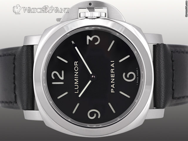 Panerai PAM 112 - Luminor Base 44mm Stainless Steel - Boxes/Papers 100% Complete - Brand New In box