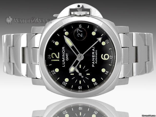 Panerai PAM 160 Luminor GMT - 40mm Stainless Steel