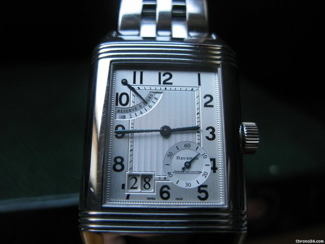 replica Jaeger-LeCoultre REVERSO GRANDE DATE AVEC RESERVE DE MARCHE BOITE & PAPIERS WATCHES 1 