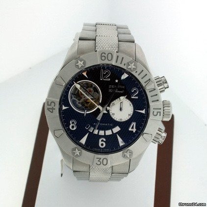 Zenith Defy Classic Open Chronograph 03.0526.4021/21.M526 Pre-owned