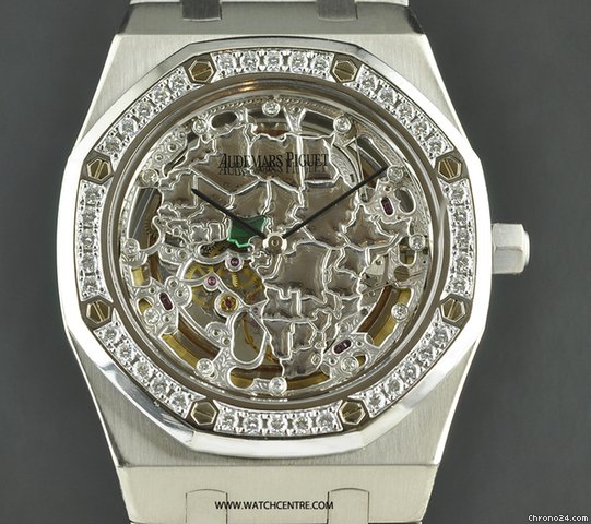 Audemars Piguet 18k W/G RO Skeleton 14811BC.OO.0944BC.01