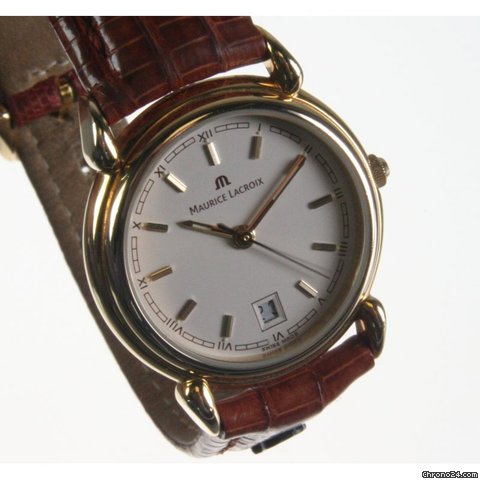 Maurice Lacroix Damenuhr Stahl/vergoldet Ref. AB50938
