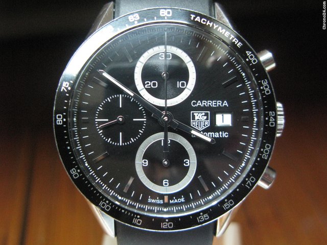 replica TAG Heuer CARRERA MODELE CV2010 CADRAN NOIR BOITE ET CARTE TAG HEUER WATCHES 1 