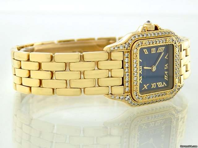 replica Cartier Panthere "small" 18K Gelbgold mit Brillantbesatz WATCHES 1 