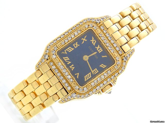 Cartier Panthere "small" 18K Gelbgold mit Brillantbesatz