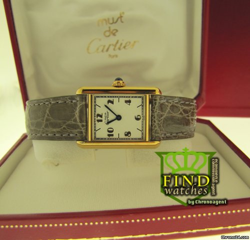 Cartier Must de Cartier Tank lady ref.w1008354