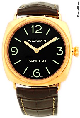 Panerai Gent's 18K Rose Gold  Radiomir Strapwatch