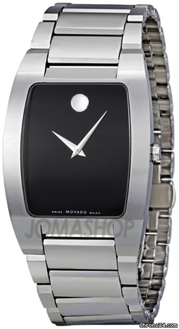 Movado Fiero Black Dial Tungsten Mens Watch 0606499