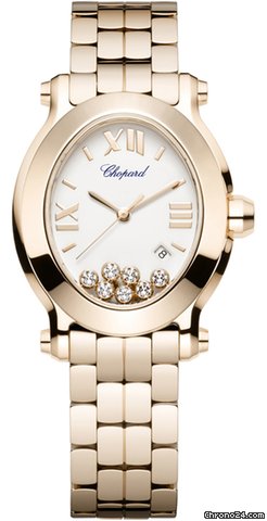 Chopard Happy Sport Oval 7 Floating Diamonds