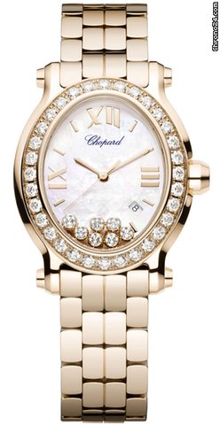 Chopard Happy Sport Oval 7 Floating Diamonds