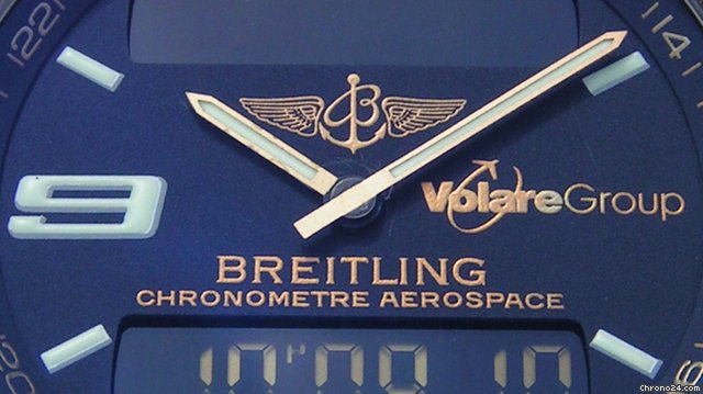 replica Breitling AEROSPACE TITAN GOLD VOLARE GROUP MIT PAPIEREN WATCHES 1 