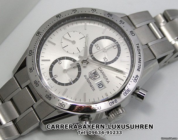 TAG Heuer Carrera Chrono Racing Calibre 16 Stahl/Stahl WATCHES 2