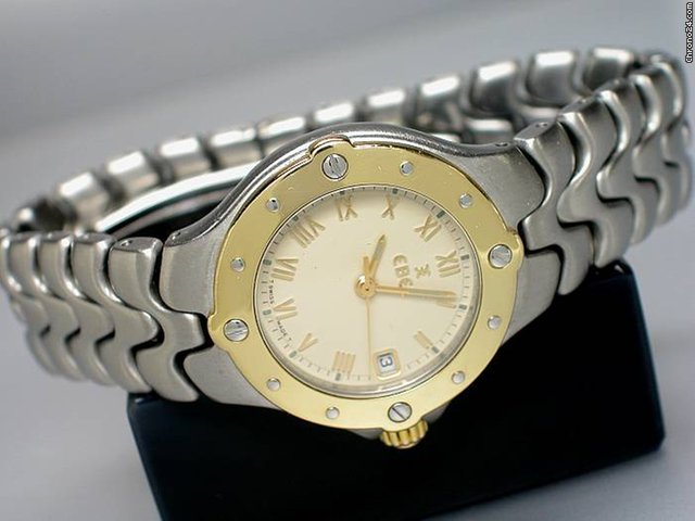 Ebel "SSPORTWAVE" - Stahl/Gold - Quartzwerk