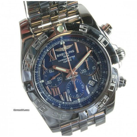 Breitling Chronomat B 01 Automatik Edelstahl Pilotarmband Ref. AB0110