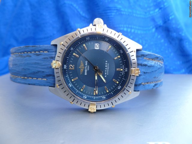 Breitling Antares mit Haifischlederband und Faltschliesse Automatik