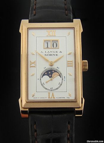 A. Lange & Sohne Rose Gold Cabaret Moonphase Watch 107.032